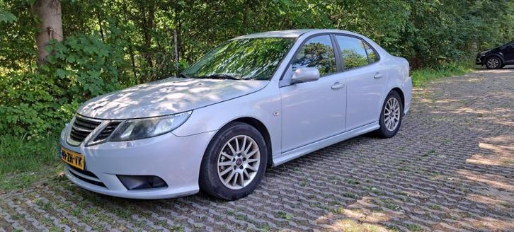 Saab 9-3 1.8 T Sport Sedan 2008 Grijs, Auto's, Saab, Particulier, Saab 9-3, Airbags, Airconditioning, Boordcomputer, Centrale vergrendeling