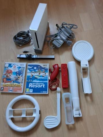 Leuke beginners wii spelcomputer set  beschikbaar voor biedingen