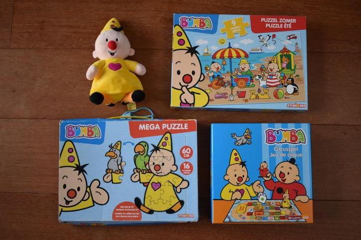 Bumba speelgoedpakket (knuffel, puzzels, spel), Kinderen en Baby's, Speelgoed | Overig, Zo goed als nieuw, Jongen of Meisje, Ophalen of Verzenden