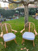 Twee “windsor” stoelen blank eiken., Ophalen
