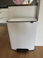 Brabantia Bo Pedal Bin Prullenbak 2x30L Wit, Huis en Inrichting, Ophalen, Met pedaal, 50 tot 75 cm, 40 liter of meer