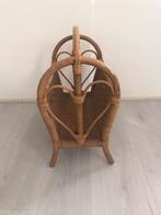 Rotan lectuurmand vintage, Huis en Inrichting, Ophalen of Verzenden