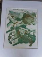 Uniek werk Mike Raaijmakers houtsnede 1991., Antiek en Kunst, Ophalen