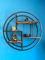 Wandrek industrieel met mangohout, 75 cm, Huis en Inrichting, Woonaccessoires | Wandplanken en Boekenplanken, Ophalen, Zo goed als nieuw