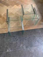 Galotti & Radice design glazen salontafelset 3 stuks 1970, Huis en Inrichting, Tafels | Salontafels, Ophalen, Minder dan 50 cm