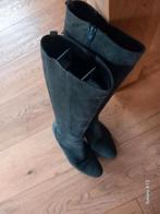 Linea Zeta leren laarzen mt 38, Hoge laarzen, Zwart, Ophalen of Verzenden, Linea Zeta