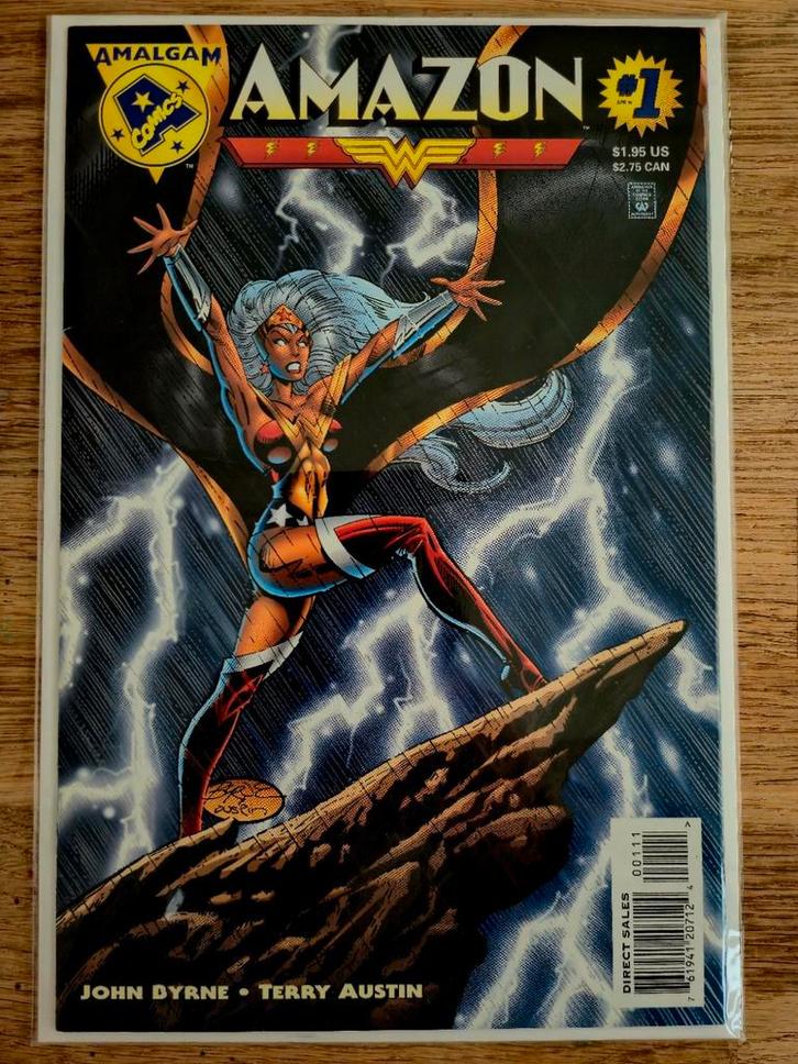 Amazon #1 (1996) Marvel/DC crossover, Boeken, Strips | Comics, Zo goed als nieuw, Eén comic, Amerika, Ophalen of Verzenden