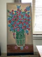 Canvas schilderij met acryl verf, Ophalen of Verzenden