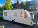 Knaus sudwind 500 caravan met Mover & dakairco, Rondzit, Frans bed, Particulier, 5 tot 6 meter