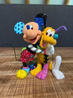 Britto Disney Mickey & Pluto Beeld, Verzamelen, Ophalen, Mickey Mouse, Zo goed als nieuw, Beeldje of Figuurtje