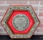 Vintage Aztec Mayan Calendar | Green Crushed Malachite Wall, Ophalen, Maandkalender