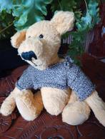 Schattige vintage handgemaakte teddybeer met trui, Ophalen of Verzenden, Gebruikt, Overige merken
