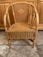 Rotan Kinderstoel - 63cm Hoog, Huis en Inrichting, Stoelen, Ophalen, Gebruikt, Bruin, Riet of Rotan