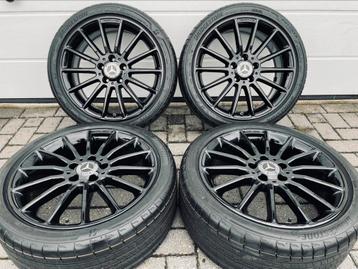 18 Inch Zwarte Originele Mercedes AMG Velgen 225/40/18 5x112 beschikbaar voor biedingen