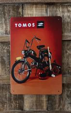 Tomos Ei tank bromfiets reclamebord van metaal wandbord deco, Reclamebord, Info@deconoord.nl, Deco Noord, Nieuw