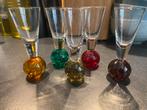 5 Vintage bubble shotglaasjes if likeurglaasjes, Verzamelen, Ophalen, Zo goed als nieuw, Overige typen