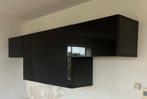 Besta wandmeubel hoogglans zwart 240 & 120 breed, Ophalen, Gebruikt, Minder dan 100 cm, 25 tot 50 cm