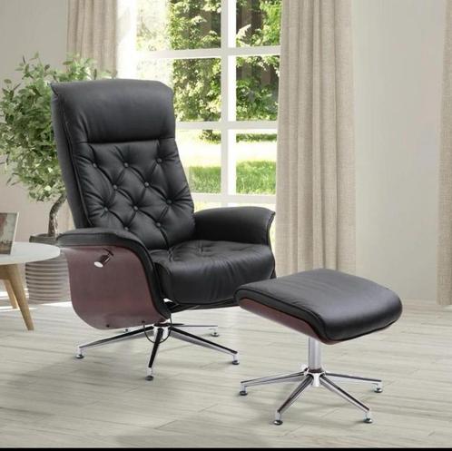 relaxstoel met kruk Nieuw is nooit gebruikt, Huis en Inrichting, Fauteuils, Nieuw, Ophalen of Verzenden