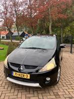 Mitsubishi Grandis 2.4 Mivec 7 2009 Zwart, Auto's, Voorwielaandrijving, 164 pk, Zwart, 7 stoelen