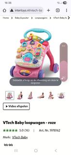 Loopwagentje V-tech, Ophalen, Zo goed als nieuw, Overige typen, Met geluid