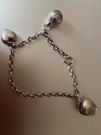 Zilveren bedelarmband van vroeger, Sieraden, Tassen en Uiterlijk, Antieke sieraden, Ophalen of Verzenden, Zilver