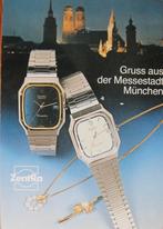 ansichtkaart met horloges van ZentRa - München - 1981, Verzenden, 1980 tot heden, Gelopen, Overige thema's