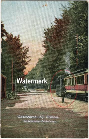Ansichtkaart Briefkaart Stoomtram Tram Oosterbeek 1908 beschikbaar voor biedingen