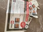 Sauna zegels, 0,35 cent per stuk, Tickets en Kaartjes, Kortingen en Cadeaubonnen, Twee personen, Kortingsbon, Spa of Sauna