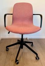 Bureaustoel Ikea Langfjall roze met zwart onderstel, Ophalen, Zo goed als nieuw, Roze