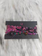 Leuk roze armbandje, Sieraden, Tassen en Uiterlijk, Armbanden, Ophalen of Verzenden, Nieuw, Roze, Overige materialen