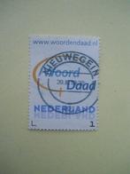 Nederland Persoonlijke Postzegel Woord en Daad gestempeld, Postzegels en Munten, Postzegels | Nederland, Na 1940, Ophalen of Verzenden