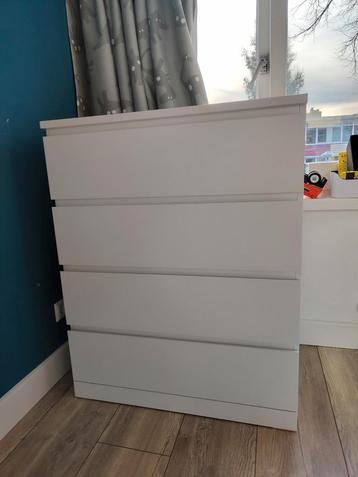 Ikea Malm ladenkast, 4 laden, VASTE prijs