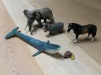 Schleich Dieren - Egel, Nijlpaard, Walvis - Zo Goed Als Nieu, Ophalen, Zo goed als nieuw