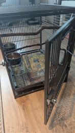 Papegaaienkooi voor transport, Dieren en Toebehoren, Vogels | Hokken en Kooien, Ophalen, Zo goed als nieuw, Hout, Vogelkooi