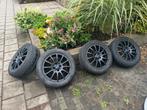 4 15 “ velgen met michelin banden fiat 500 of Ford Ka 4x98, Ophalen, Gebruikt, 15 inch, Banden en Velgen
