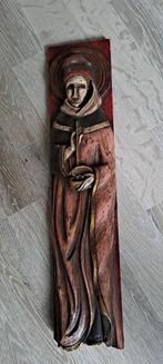 Religieus houten beeld, Ophalen of Verzenden, Gebruikt, Beeld(je)