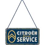 Citroen genuine service relief metalen wandbord reclamebord