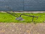 Antieke Paardenploeg met Gegalvaniseerd Blad, Ophalen, Gebruikt