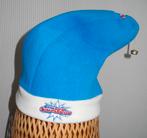 Smurfenmuts Aegon Junior Schaatsspelen met bel en borduursel, Aegon, Jongen of Meisje, Ophalen of Verzenden, Zo goed als nieuw