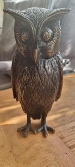 Mooie Bronze beeld van Uil, Verzenden, Brons