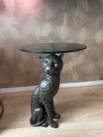 Bijzettafel Panter, Huis en Inrichting, Tafels | Bijzettafels, Minder dan 45 cm, Minder dan 55 cm, Gebruikt, Rond