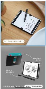 Memo Whiteboard Wallet - New Things Lab, Sieraden, Tassen en Uiterlijk, Portemonnees, Ophalen of Verzenden, Nieuw, Overige merken