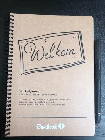 Bambook notitieboek (nooit gebruikt) beschikbaar voor biedingen