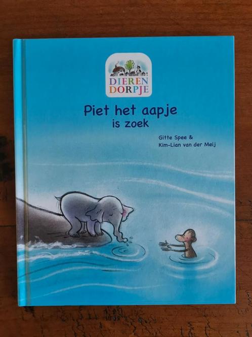 Piet het aapje is zoek - Dierendorpje - Gitte Spee, Boeken, Kinderboeken | Jeugd | onder 10 jaar, Zo goed als nieuw, Ophalen of Verzenden