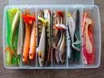 Kunstaas tacklebox vol met kunstaas/shads (B), Ophalen of Verzenden, Zo goed als nieuw, Overige typen