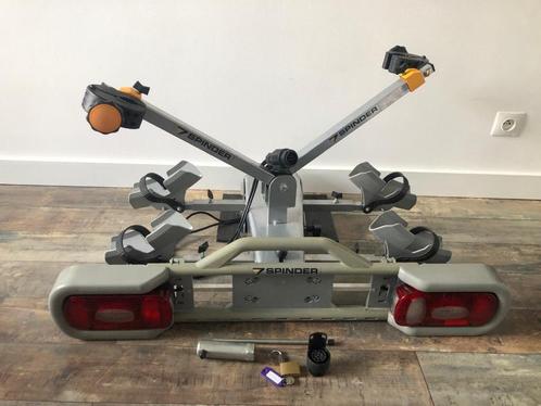 Fietsendrager Spinder Elite e-bike 2x35 kg, Auto diversen, Fietsendragers, Gebruikt, Trekhaakdrager, 2 fietsen, Elektrische fiets