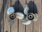 2x RVS Honda propeller, Watersport en Boten, Ophalen of Verzenden, Zo goed als nieuw, Motor en Techniek, Motorboot