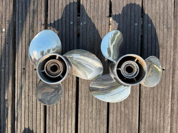 2x RVS Honda propeller, Watersport en Boten, Bootonderdelen, Zo goed als nieuw, Motor en Techniek, Motorboot, Ophalen of Verzenden