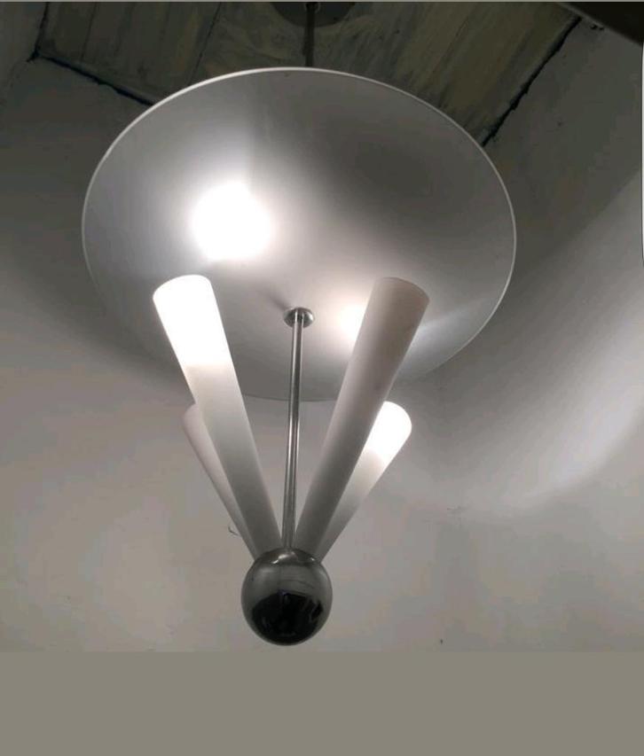Vico Magistretti voor Artemide - Hanglamp "Kalea", Huis en Inrichting, Lampen | Hanglampen, Gebruikt, 50 tot 75 cm, Glas, Metaal