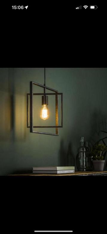 2 stuks Hanglamp 1L Turn square / Charcoal beschikbaar voor biedingen